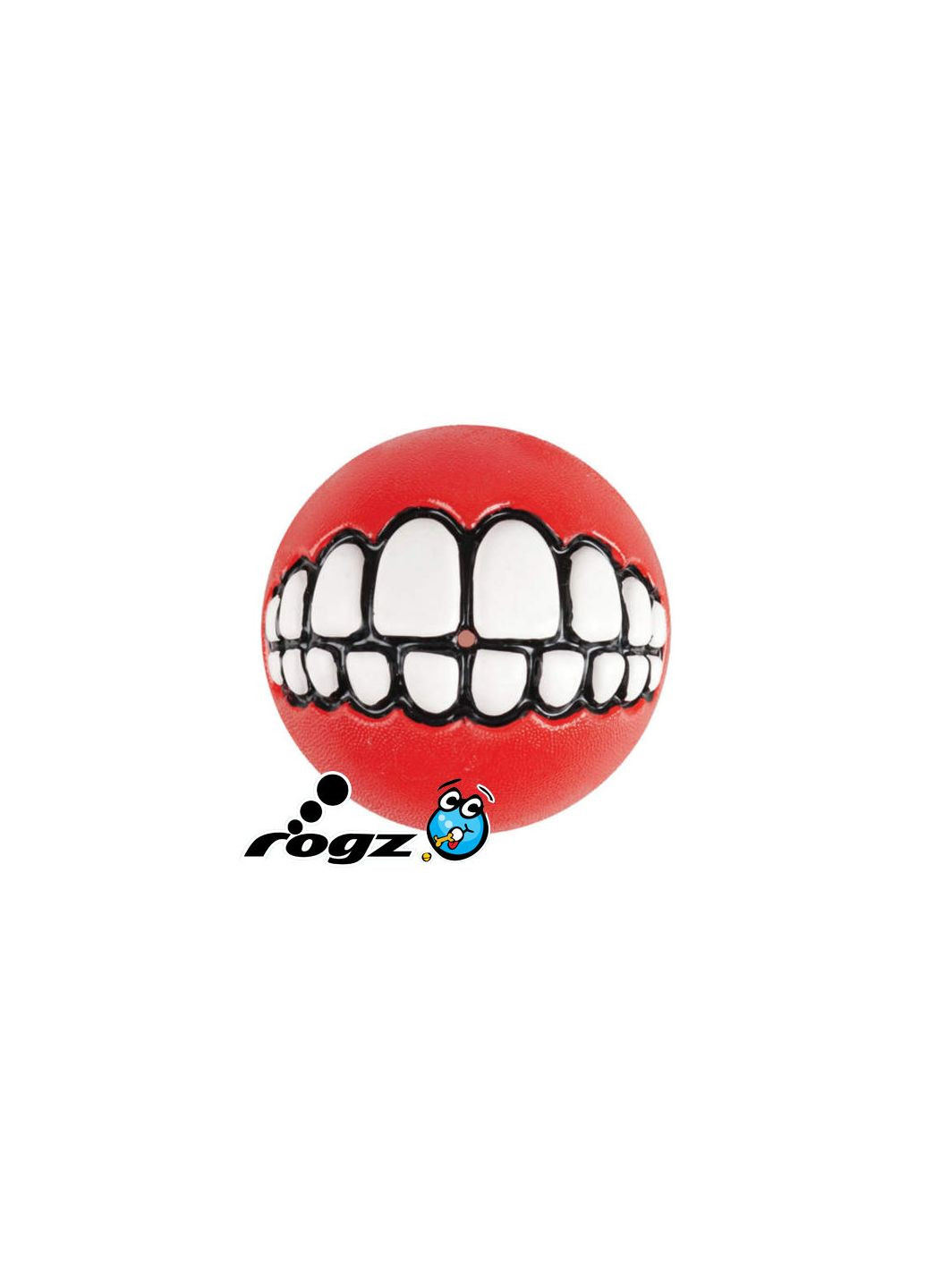 Игрушка для собак Grinz красный S 4.9 см 4174602 ROGZ (269341787)