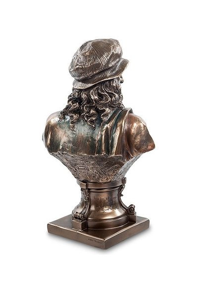 Статуэтка Бюст Леонардо да Винчи 23х9,5х10 см 1902542 с бронзовым покрытием Veronese (302239058)