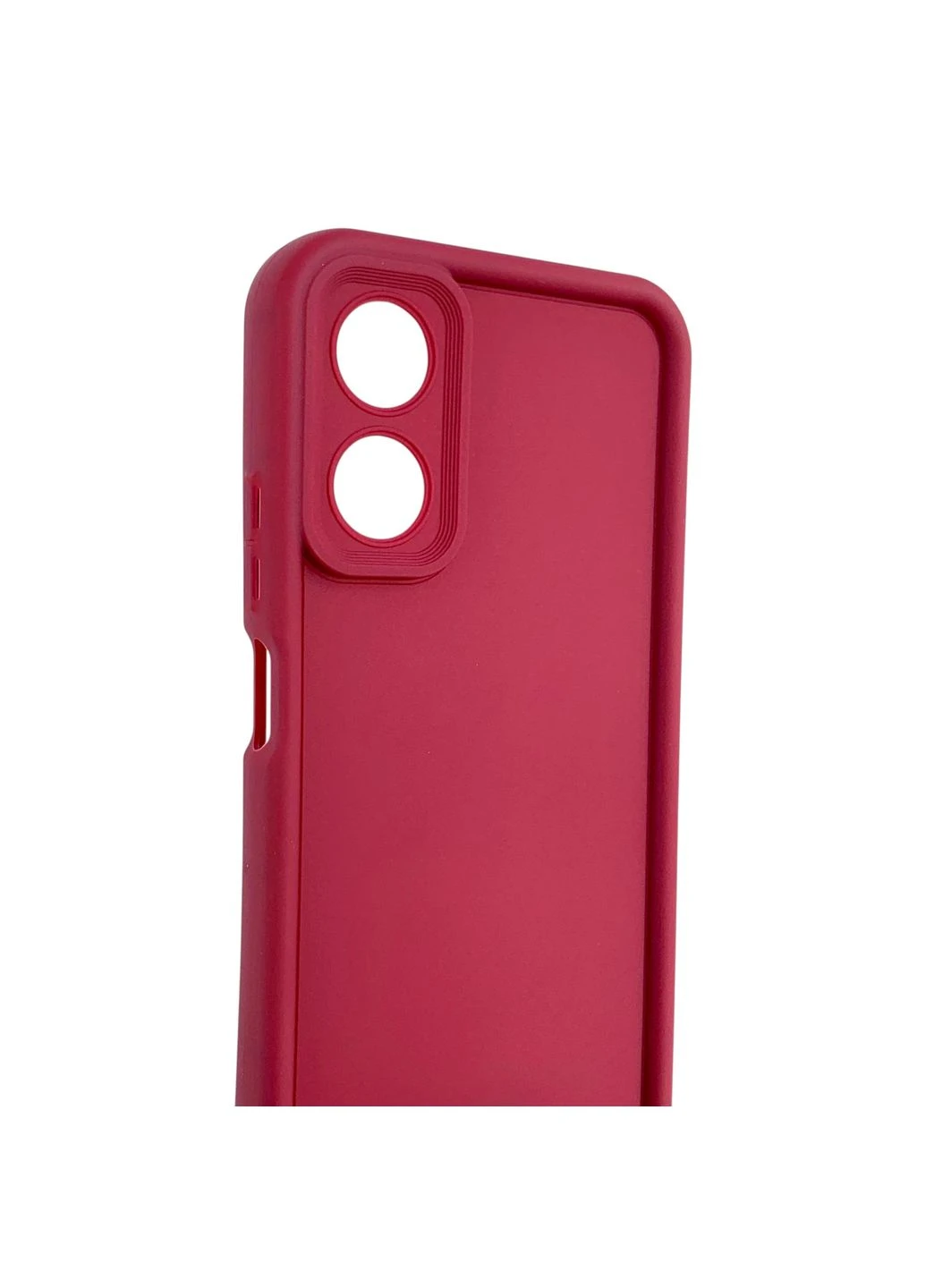 Чохол силіконовий Soft Touch для A17 бордовий (Повний захист камери) Oppo (394049501)