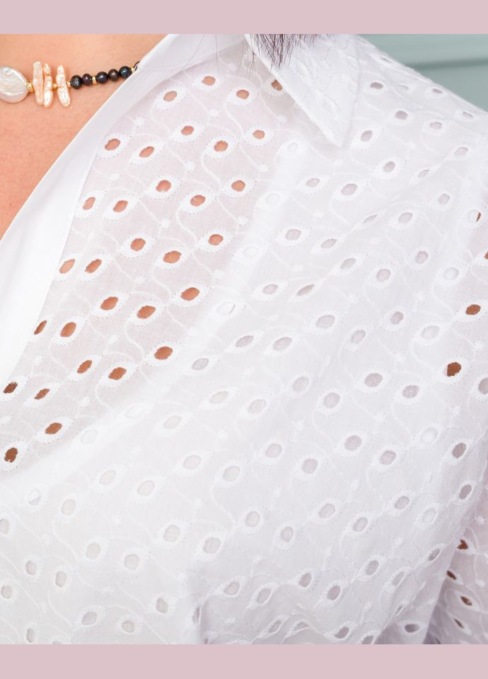 Біла блуза 15990 Alenka Plus