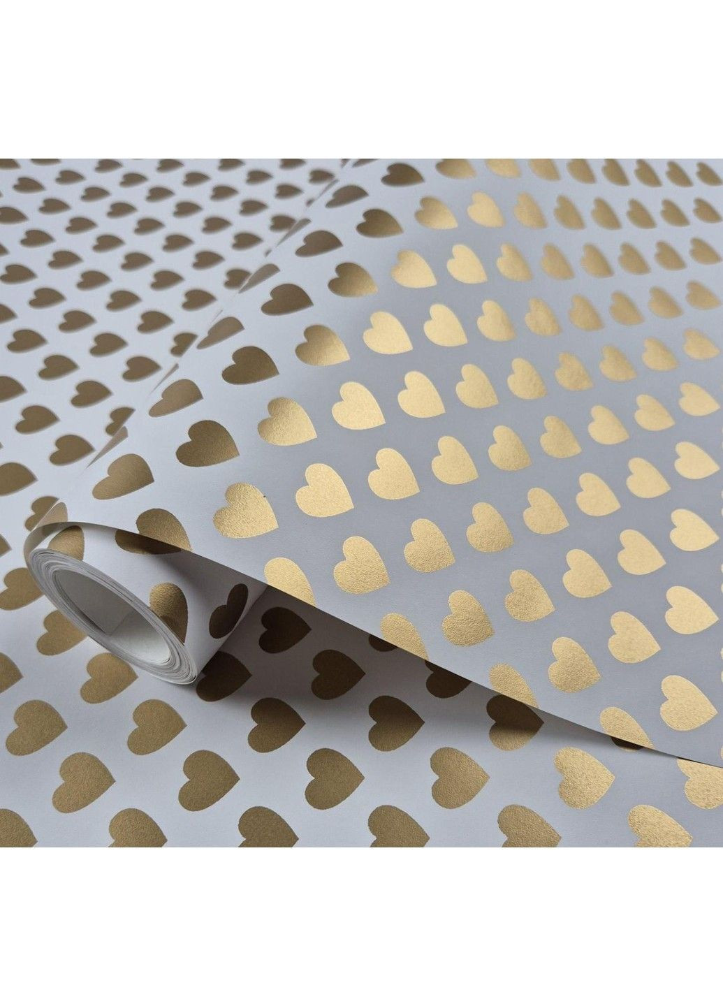 Обои флизелиновые моющиеся 0.53 × 10.05 м 54152, белые с золотом — для гостиной, спальни, прихожей MARBURG (368895720)