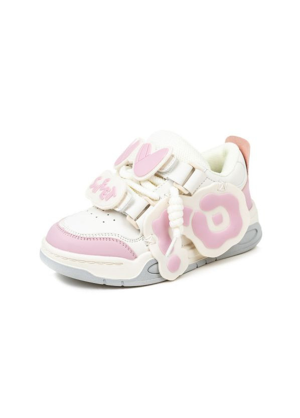 Білі всесезонні кросівки Fashion 58802 біло-рожеві (26-30)