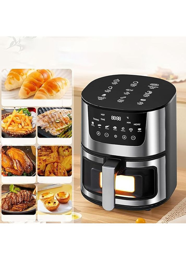 Аэрофритюрница безоливная 7 л, 2400 Вт, / Фритюрница без масла / Сенсорная мультипечь / Аэрогриль Silver Crest (367060336)