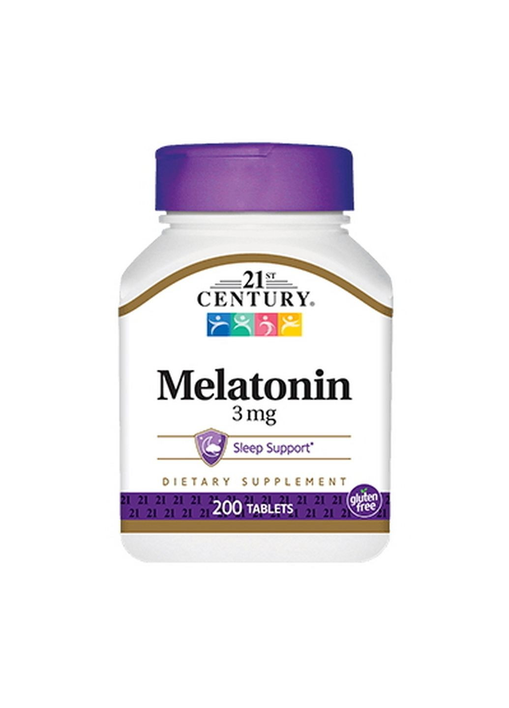 Натуральная добавка Melatonin 3 mg, 200 таблеток 21st Century (293477344)