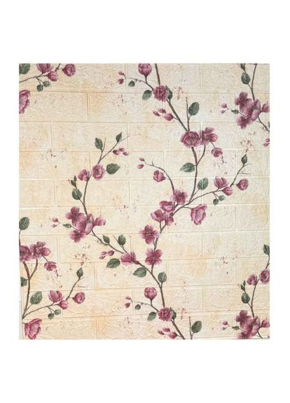 Самоклеюча 3Д панель для стін мармур Сакура 700x770x3мм Loft Expert (335878189)