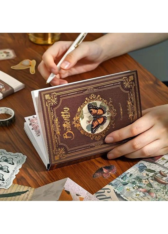 Набор для скрапбукинга имеет блокнот, стикеры, декоративный скотч, бумагу для скрапбукинга, Шепот Природы No Brand (370290384)