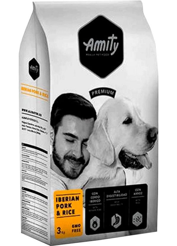 Сухой корм для собак Iberian Pork&Rice диетический с иберийской свининой и рисом 3 кг (8436538947920) AMITY (301415444)