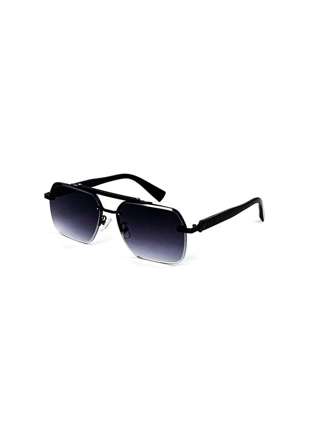 Солнцезащитные очки Фешн-классика мужские 395-855 LuckyLOOK (291886032)