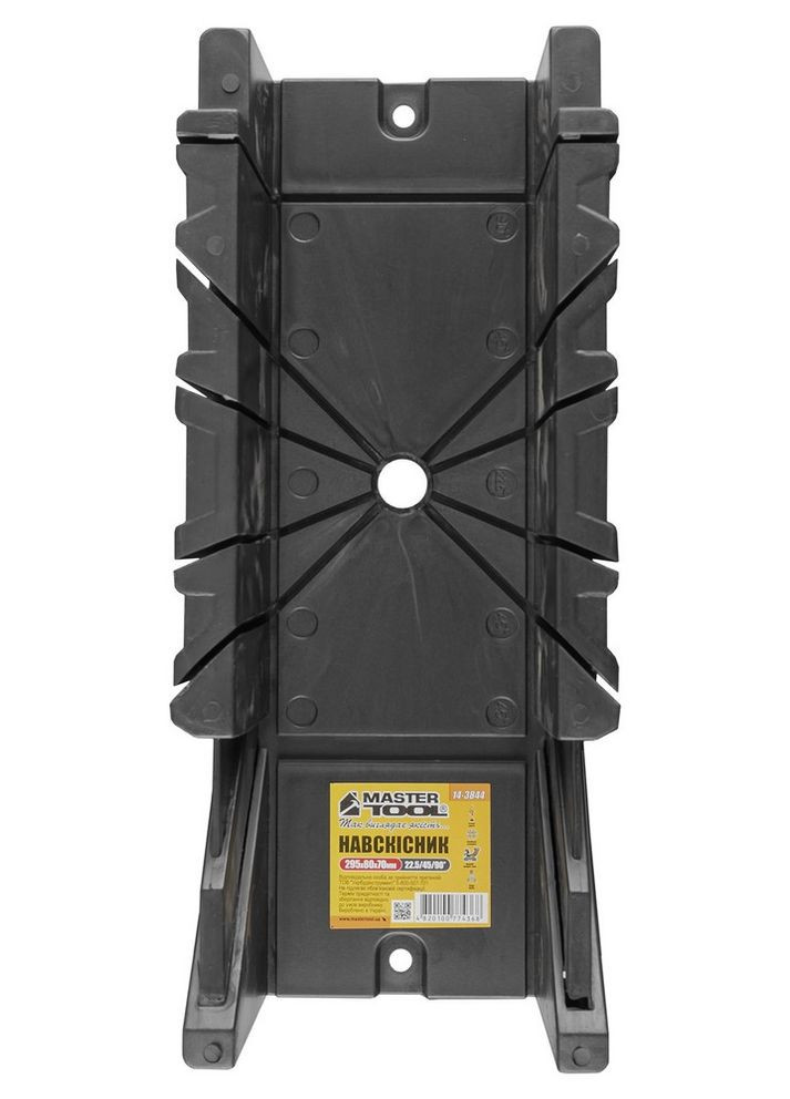 Стусло столярне пластикове 295х80х70 мм 22,5/45/90° 14-3844 Mastertool (364964745)