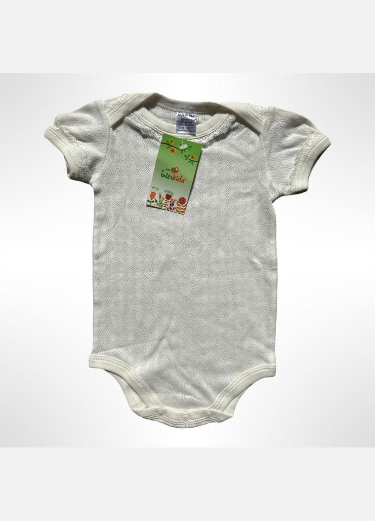 Детское боди 68 см Молочный (0943) Interkids (336921490)