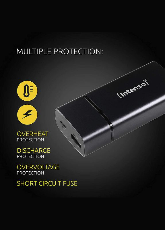 Універсальна мобільна батарея PM5200 5200mAh USBA (7323520), black Intenso (315435883)