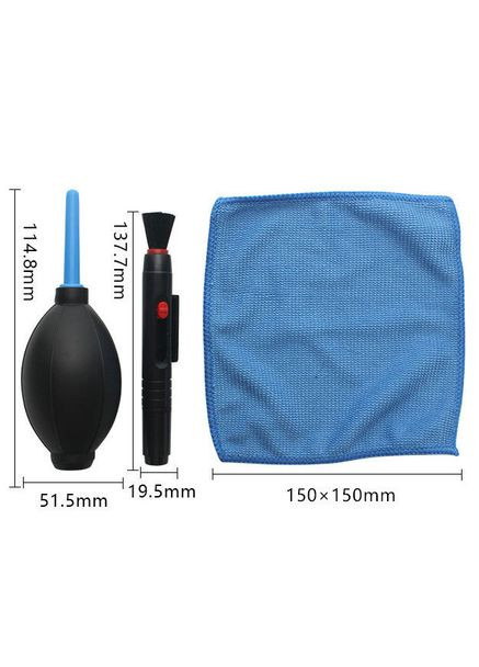 Набір засобів для чистки оптики 3 в 1 ( код: S-DLP-0102 ) Puluz (331613672)