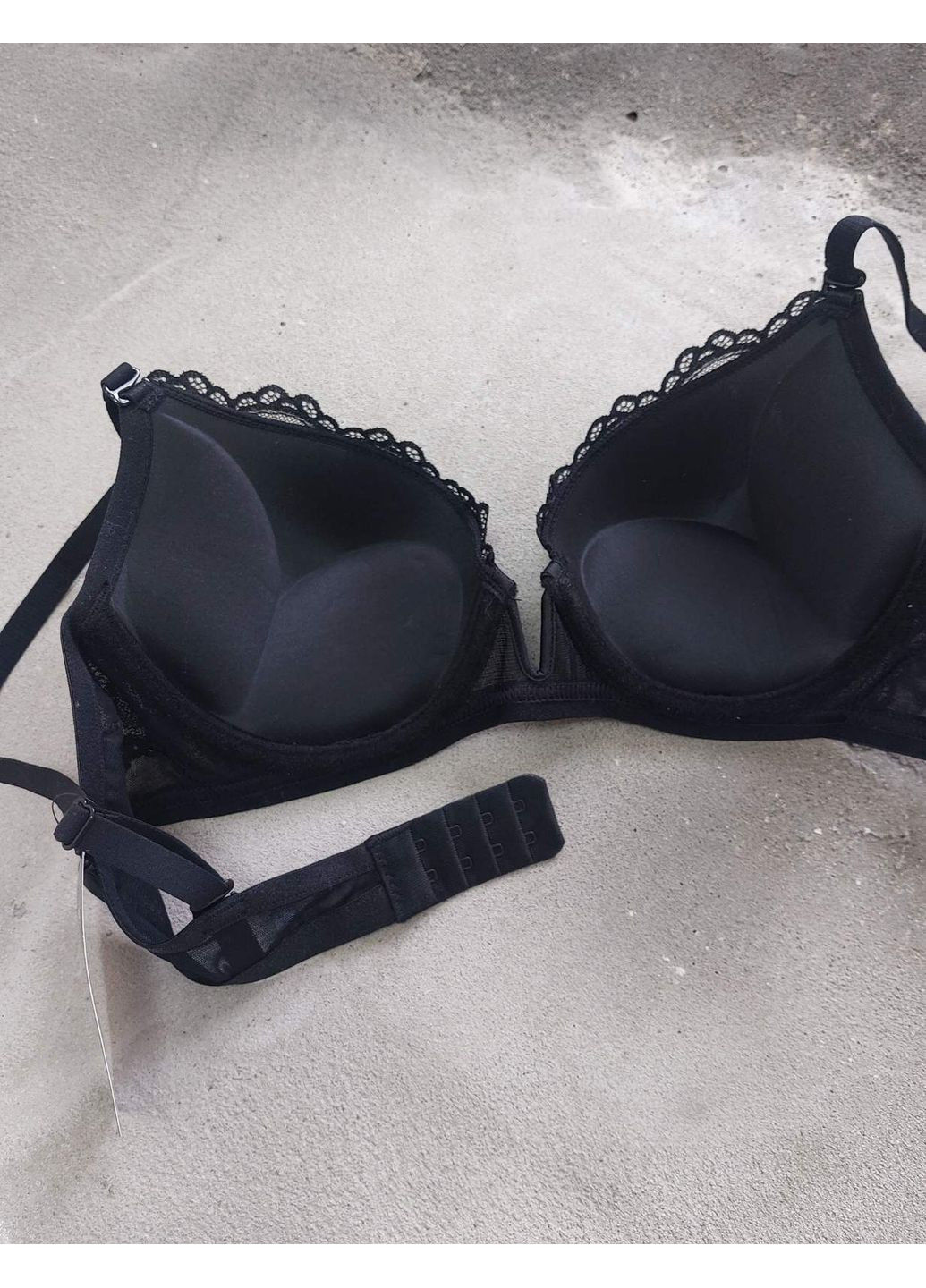 Чорний ліф чашка в пуш-ап FNNISS