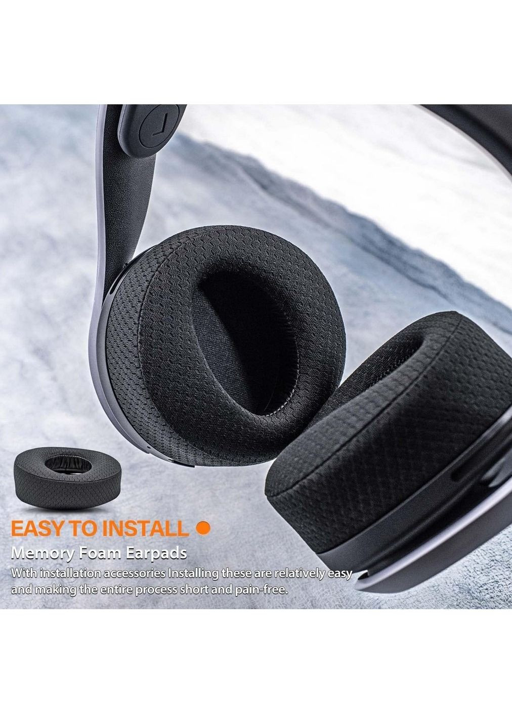 Амбушури для навушників PlayStation PS5 Pulse 3D Wireless Headphones з охолоджувальним гелем Sony (366089348)