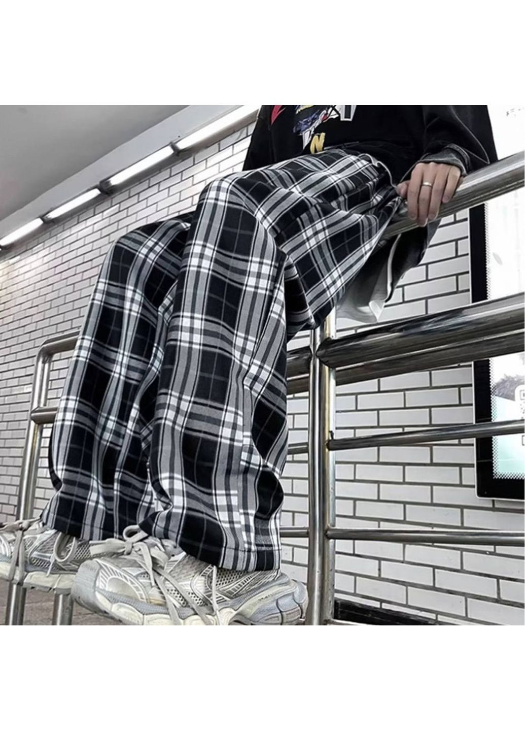 Новорічні жіночі штани у клітинку Nositi 867-14-300 (370437634)