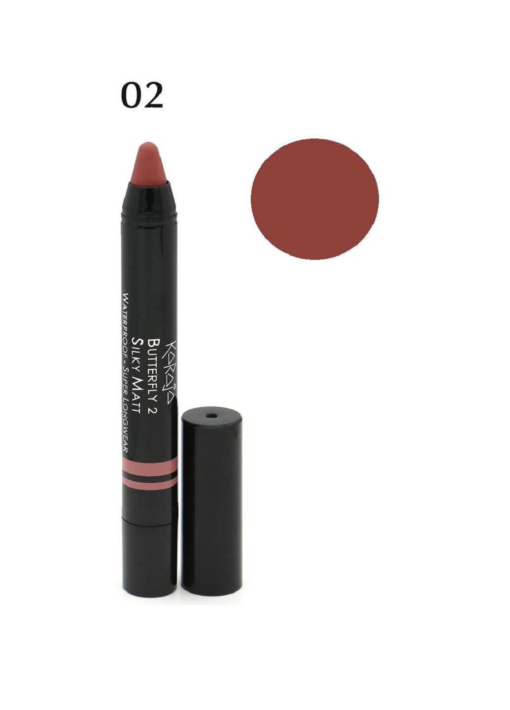 Помада-карандаш BUTTERFLY тон 02 1.8 г Karaja (305665570)