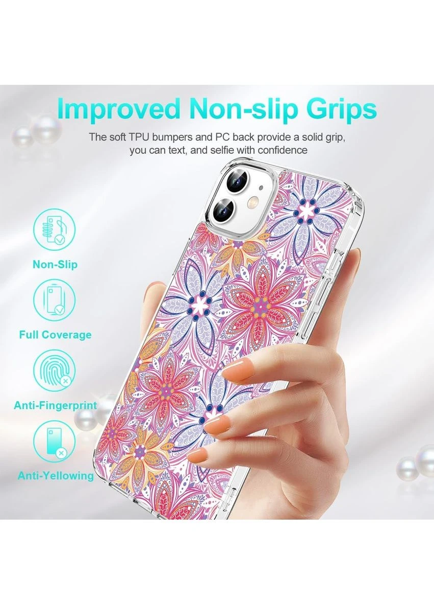 Чехол для iPhone 12 Mini с цветами Losvick No Brand (376786126)