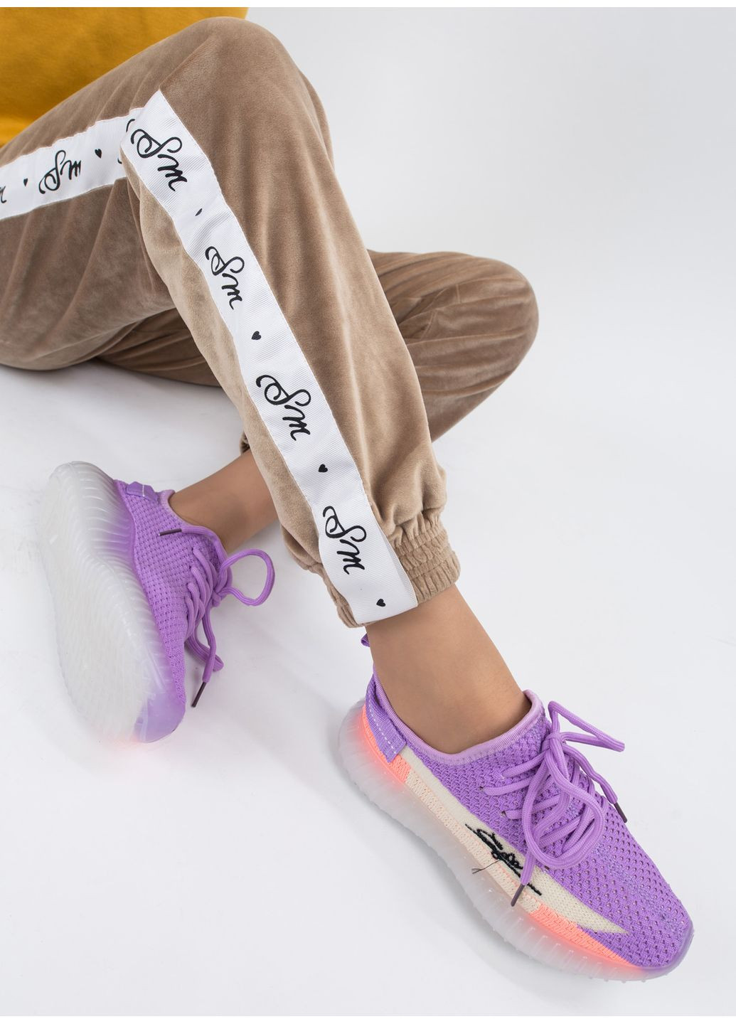 Кросівки жіночі Meitesi фіолетові демісезони (371721725)