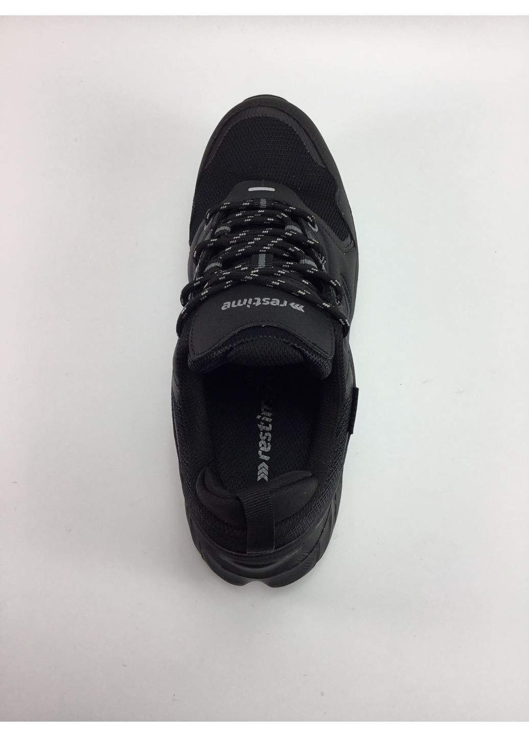 Черные демисезонные мужские кроссовки Restime