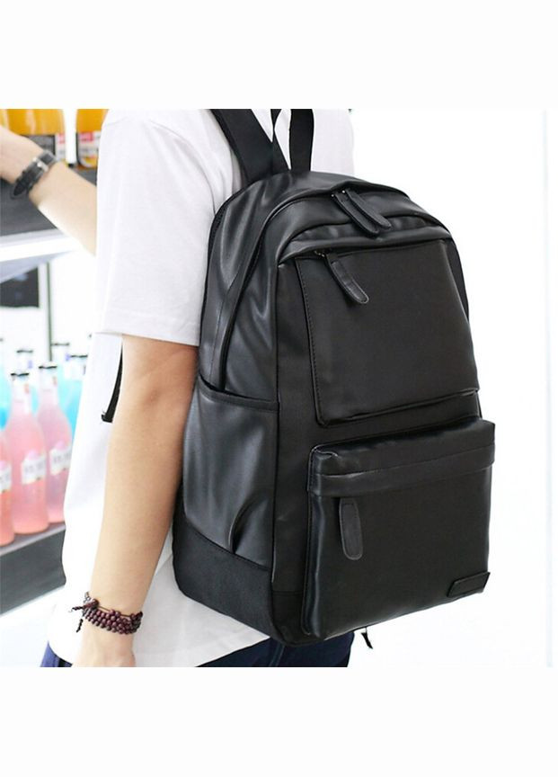 Чоловічий рюкзак під ноутбук Aligus Чорний XJXN (330642194)