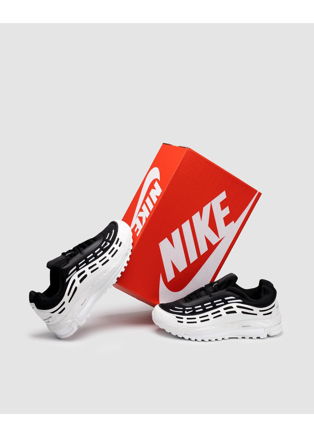 КРОССОВКИ ЖЕНСКИЕ NIKE COMME DES GARCONS X AIR MAX TL 2.5 BLACK / WHITE НАЙК No Brand чёрные демисезоны (368869608)