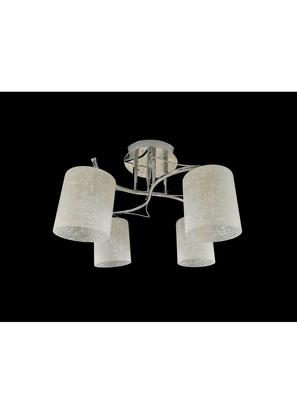 Стельова Люстра на 4 плафони 6921B/4 (Хром) Valeso (353495397)