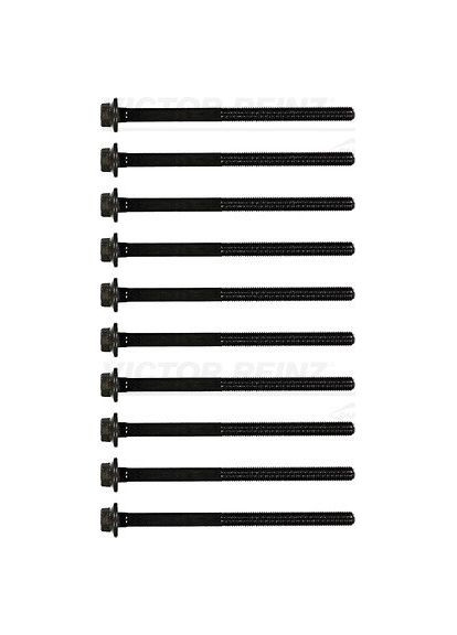 Комплект болтов с шестигранной головкой из черного металла Z22SE/Z20NHH (VR 14-32169-01) Opel (354334073)