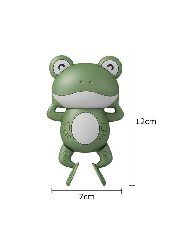 Іграшка для ванної Заводна жаба Frog Green Macroupta (365721951)