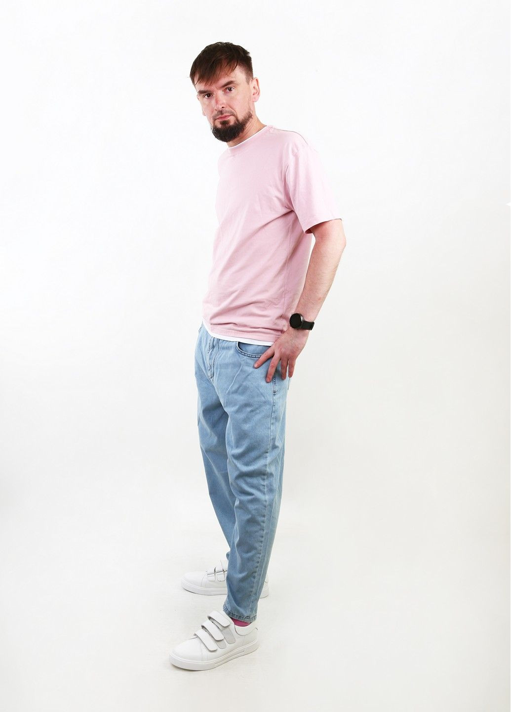 Голубые демисезонные джинсы Mtp