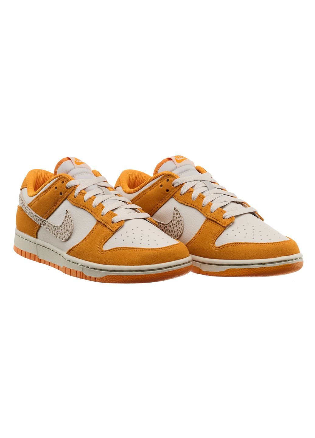 Оранжевые всесезонные кроссовки dunk low Nike