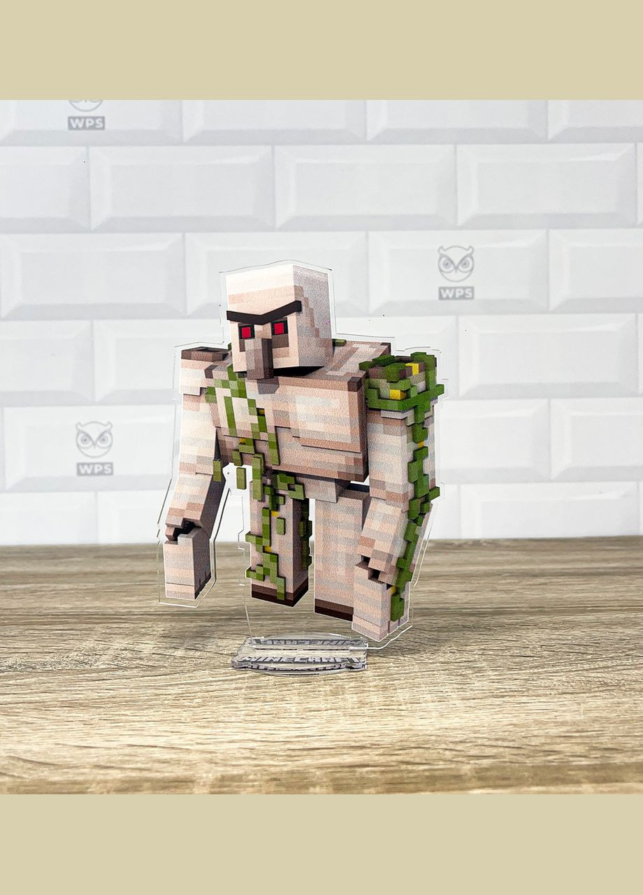 Акриловая коллекционная фигурка Minecraft Майнкрафт Железный Голем 15 см No Brand (339619260)