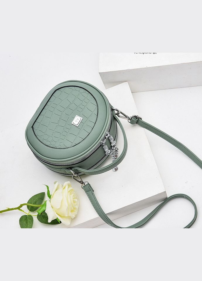 Сумка жіноча кругла маленька Чорний No Brand (298997150)