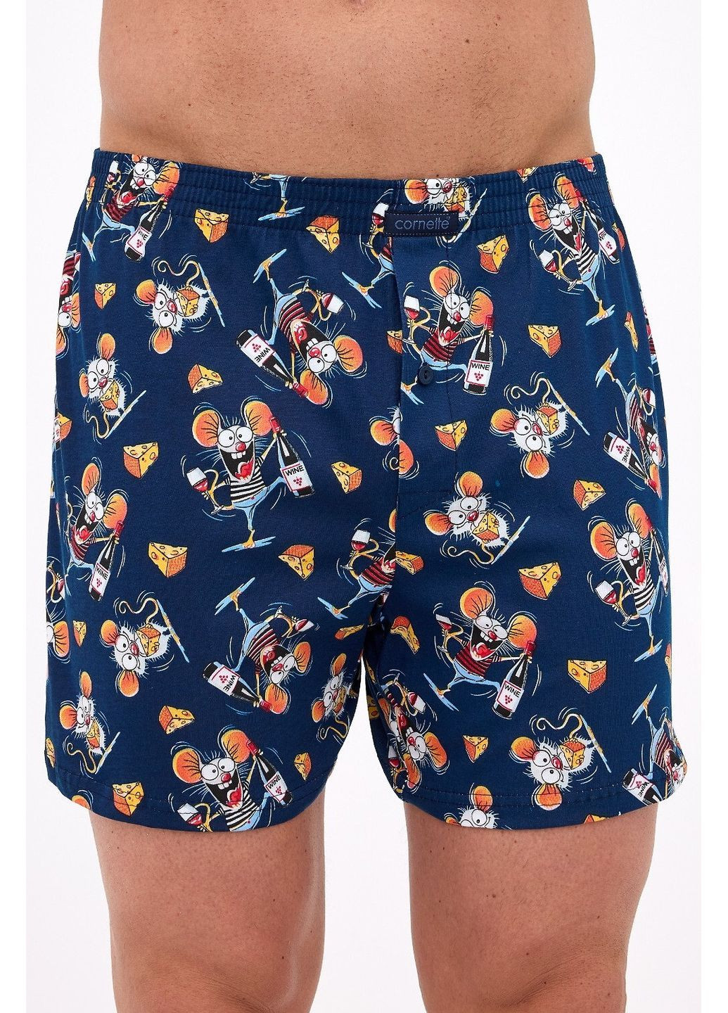 Труси-боксери з принтом Мишки Classic 001/176 Cornette (356567128)