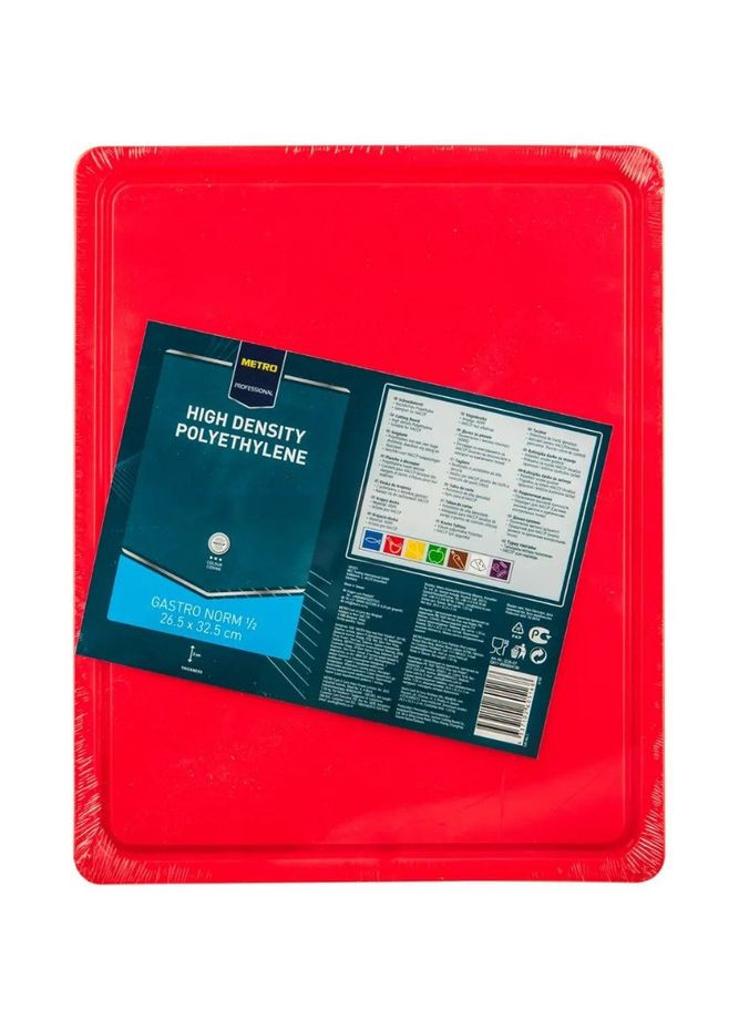 Кухонная доска для нарезки Professional 1\2 прямоугольная красная 26.5 см No Brand (289478900)