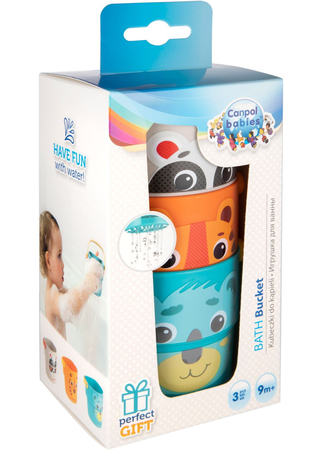 Іграшка-кружечки для купання Hello Little, 3 шт. Canpol Babies 56/000 (328394350)