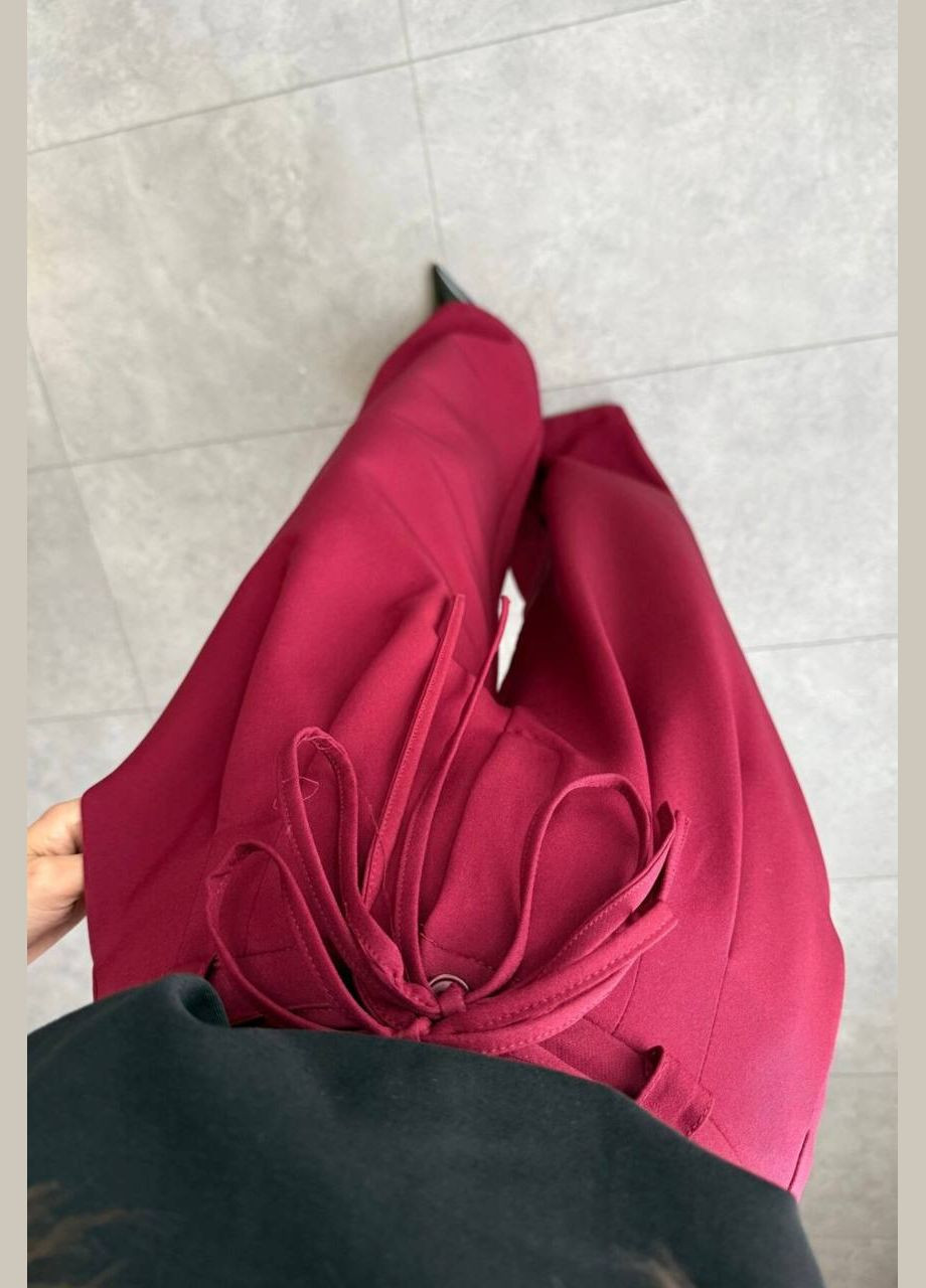 Жіночі бордові брюки No Brand (342098170)