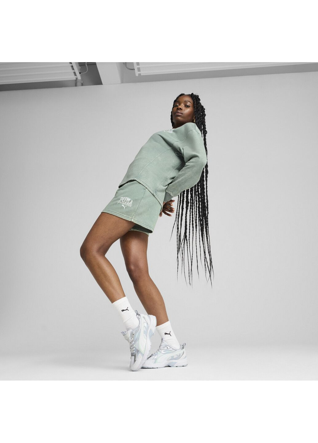 Шорти CLASS 5" Washed Shorts Women Puma (317249435)