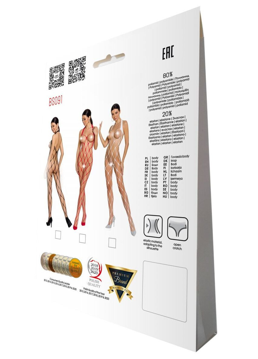 Бодистокинг в очень большую сетку BS091 black, с доступом Passion (297572508)