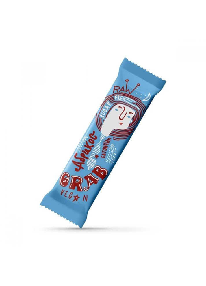 Фруктово горіховий батончик «АБРИКОС» GRAB 40г Десналенд (314711176)