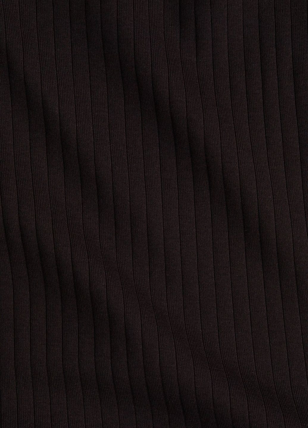 Темно-коричневое кэжуал платье H&M однотонное