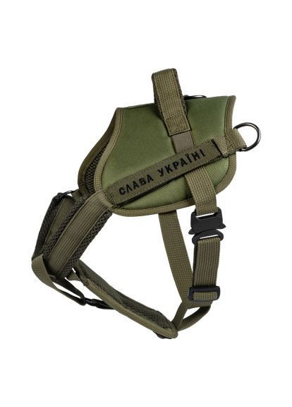 Шлея для собак (689131) WAUDOG PRO металевий фастекс S В 44-60 см хакі (366703208)