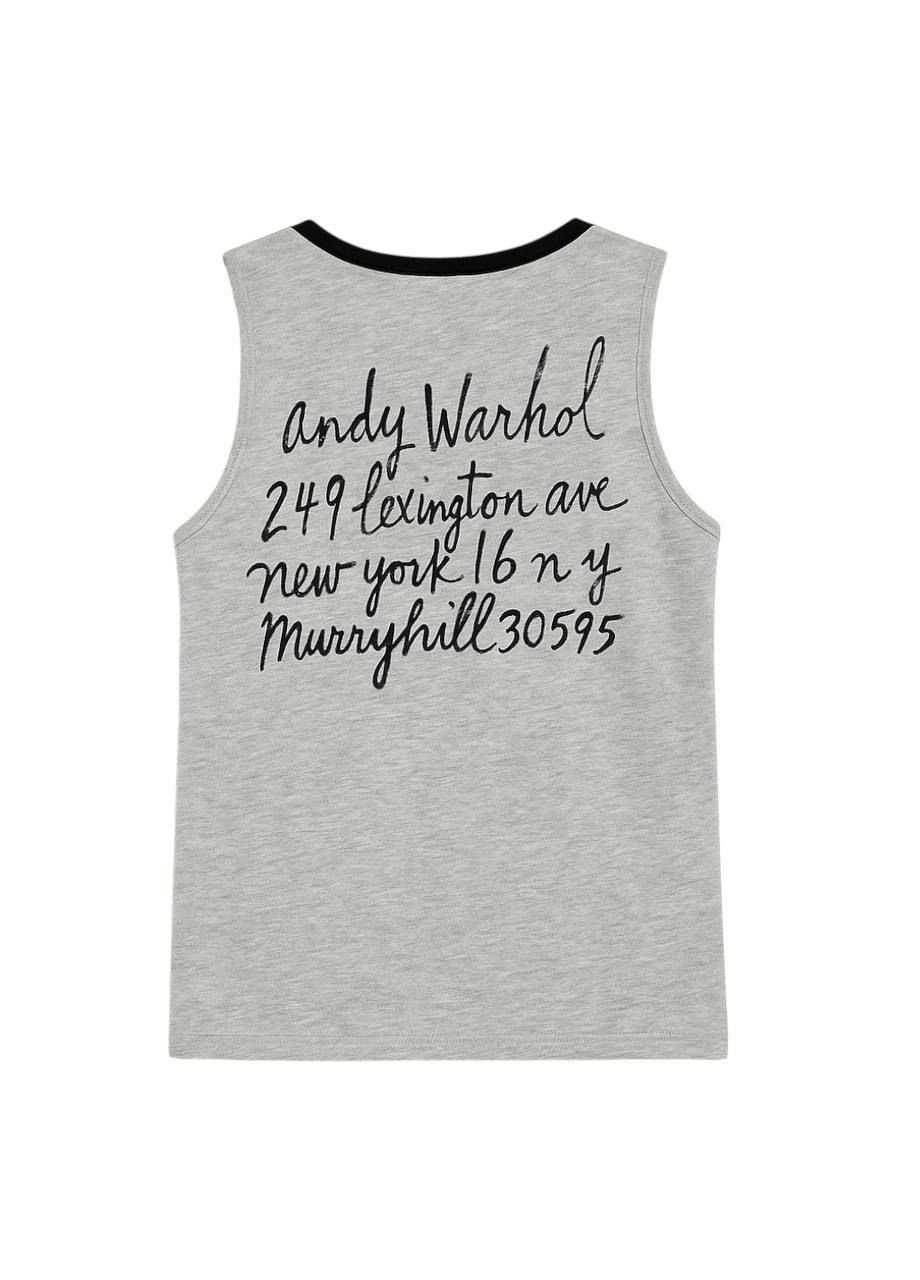 Майка Серый Andy Warhol (342718832)