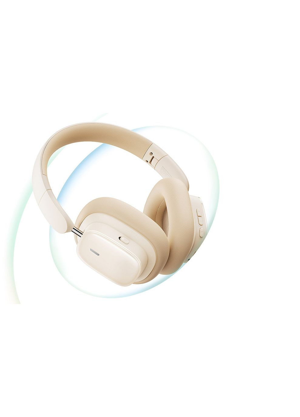 Бездротові навушники Bowie H1i NoiseCancellation Wireless Headphones повнорозмірні білі Baseus (283375185)