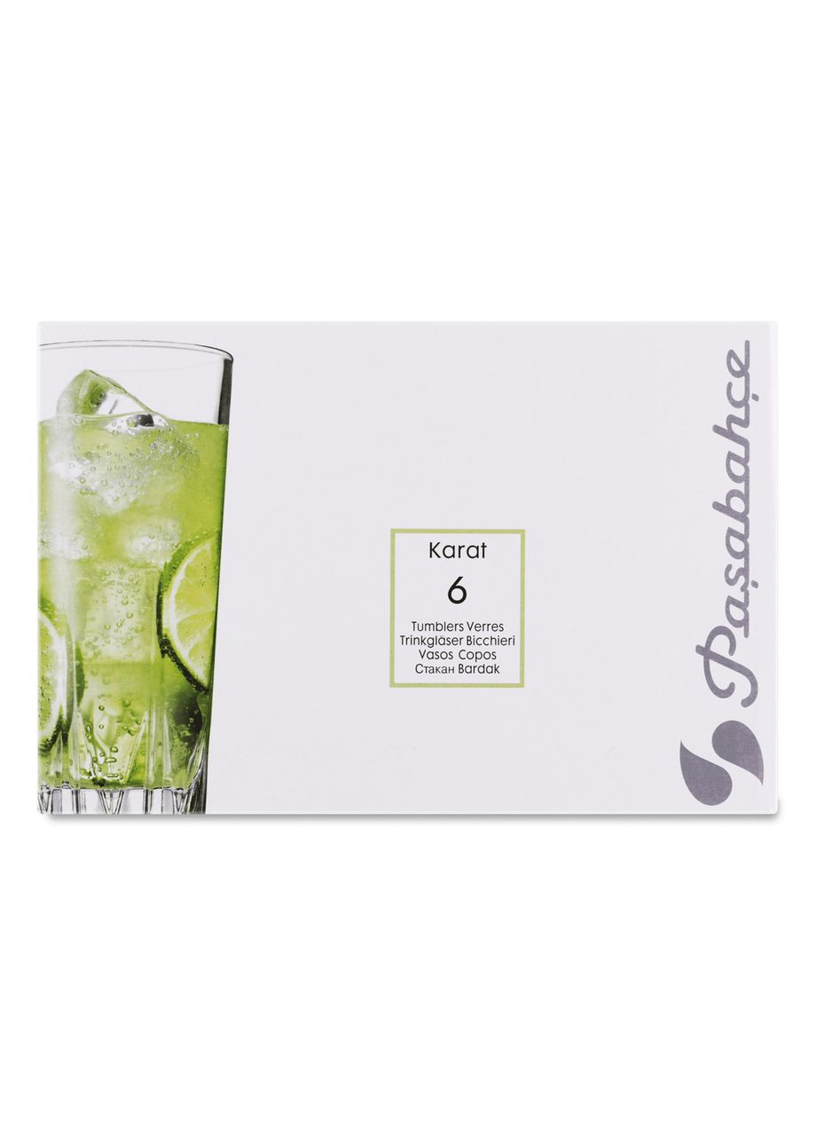 Набір склянок Karat 330 мл 6 шт (52888) Pasabahce (334005091)