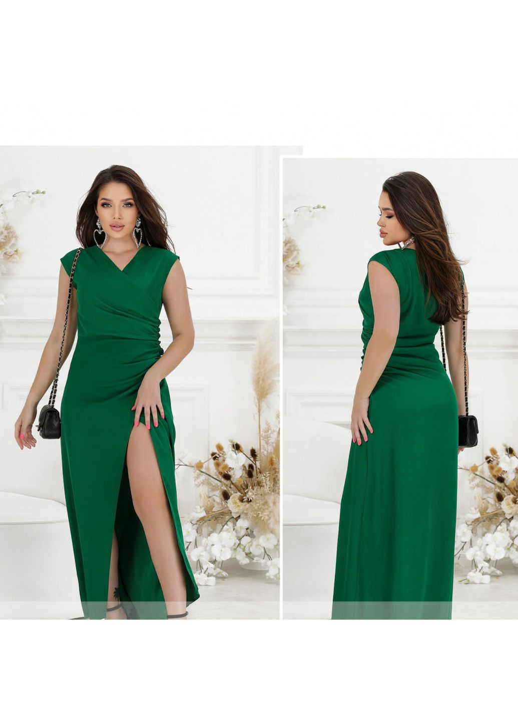 Зеленое платье Liton