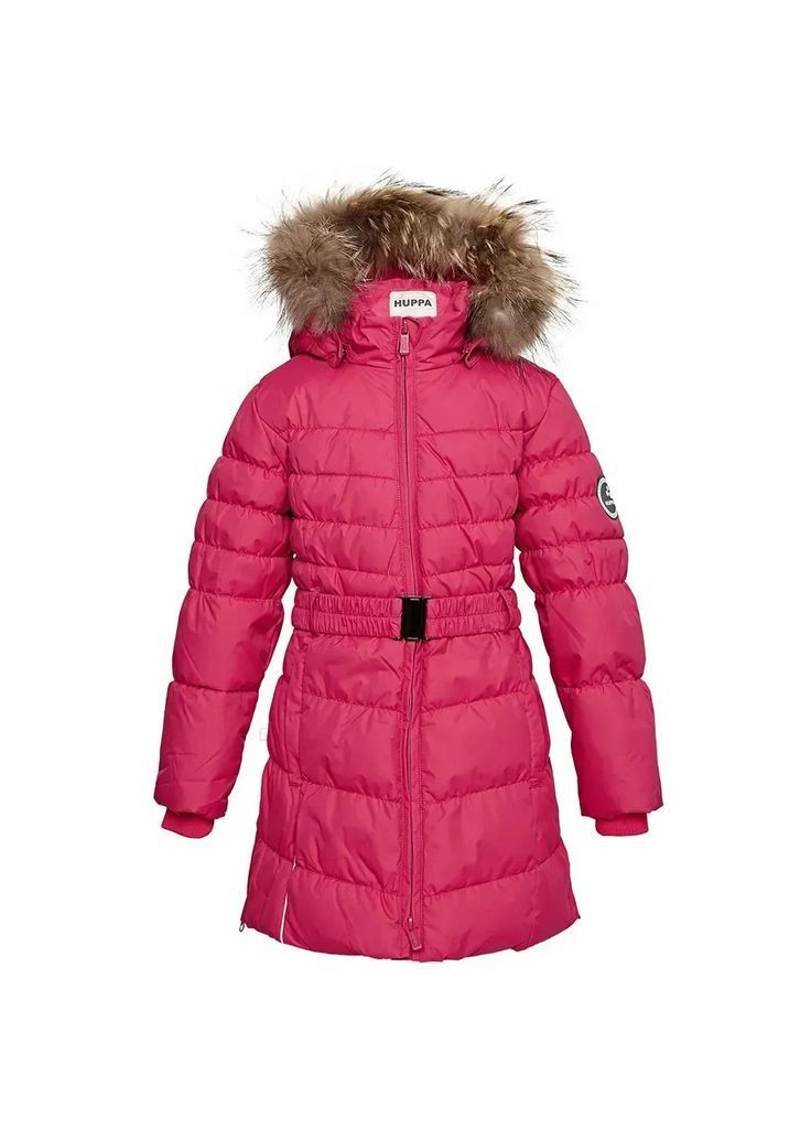 Фуксинова (колору Фукія) пальто-пуховик yasmine, р.146, фуксія () Huppa 12020055-00063-146