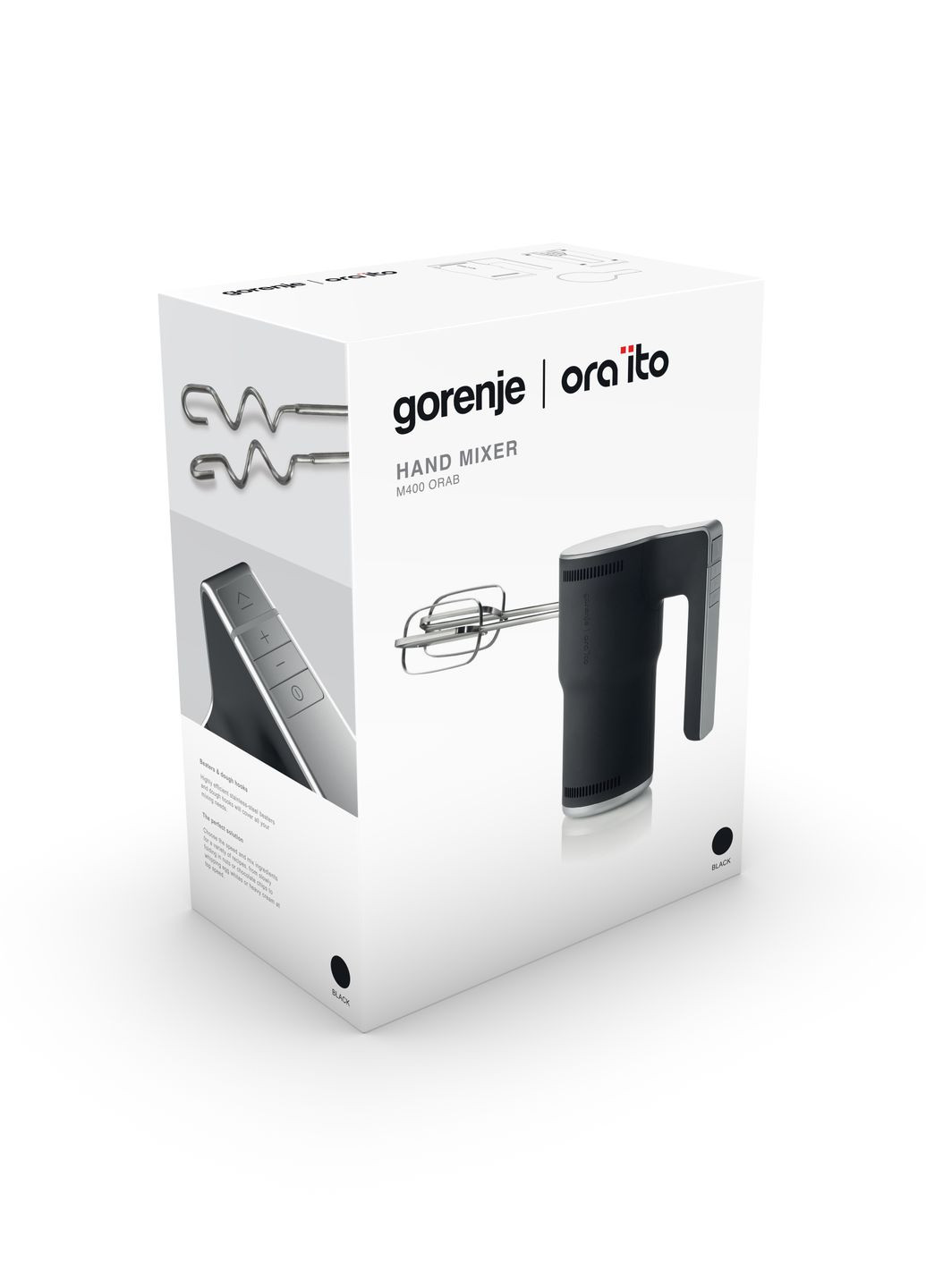 Міксер ручний 400Вт, насадки-4, Gorenje (315719249)