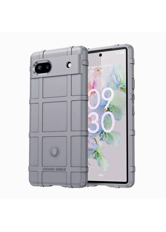 Чохол Rugged Shield для Google Pixel 6a Gray Lenuo (361902987)