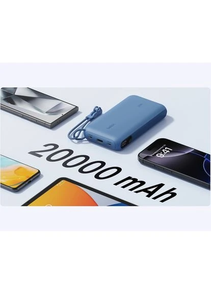 Powerbank 20000 mAh 20 Вт Blue (BPB028HQBL) Belkin (381333883)