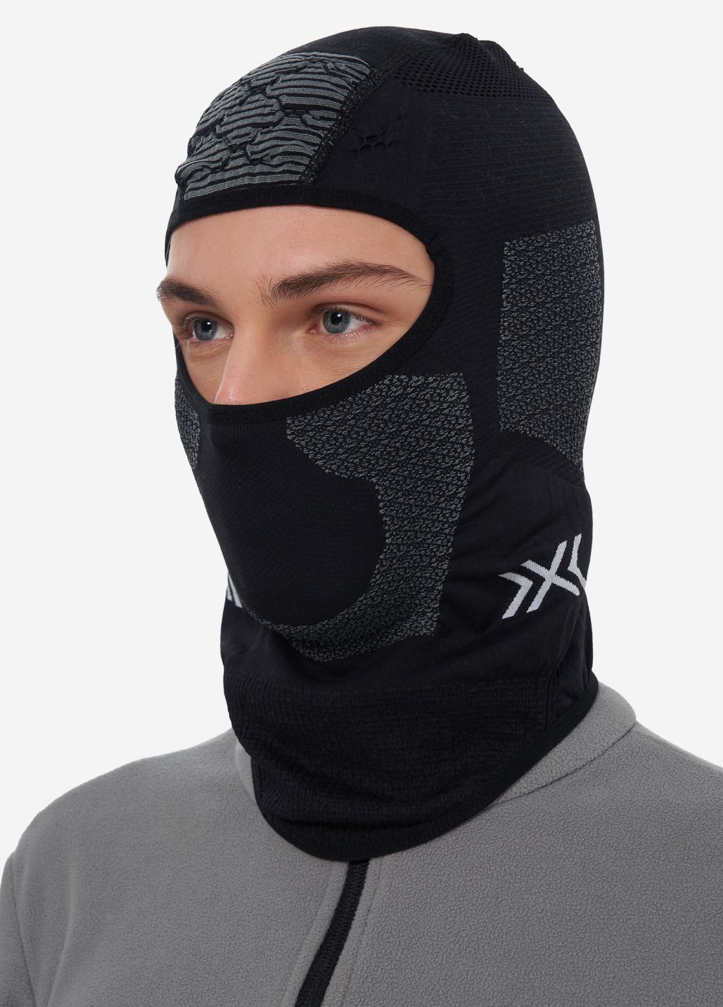 X-Bionic балаклава теплая черный спортивный полиамид производство - Италия